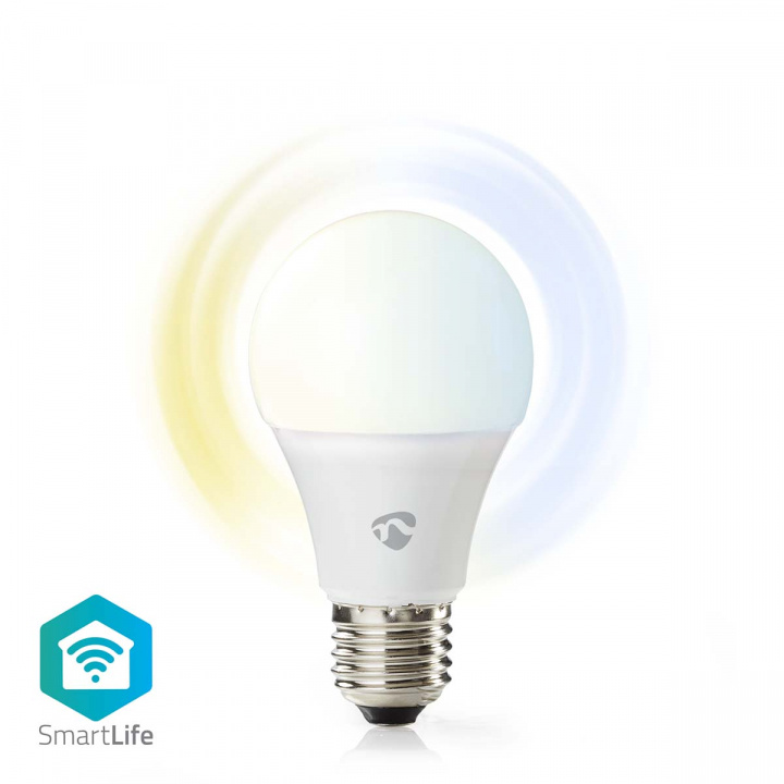 Nedis SmartLife LED-Lamppu | Wi-Fi | E27 | 806 lm | 9 W | Lämpimästä kylmään valkoiseen | 2700 - 6500 K | Android™ / IOS | polttimo | 1 kpl ryhmässä KOTI, TALOUS JA PUUTARHA / Älykodit / Älykäs valaistus @ TP E-commerce Nordic AB (C03304)