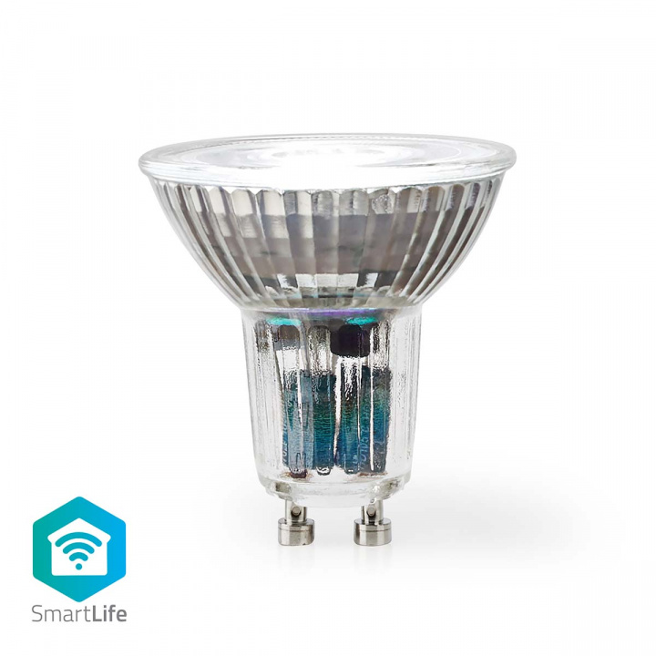 Nedis SmartLife LED Spot | Wi-Fi | GU10 | 345 lm | 5 W | Lämpimästä kylmään valkoiseen | 2700 - 6500 K | Energialuokka: G | Android™ / IOS | PAR16 | 1 kpl ryhmässä KOTI, TALOUS JA PUUTARHA / Älykodit / Älykäs valaistus @ TP E-commerce Nordic AB (C03306)