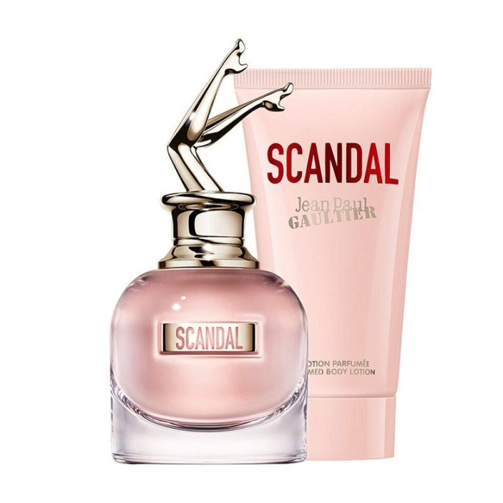 Giftset Jean Paul Gaultier Scandal Edp 50ml + Body Lotion 75ml ryhmässä KAUNEUS JA TERVEYS / Lahjapakkaukset / Naisten lahjapakkaukset @ TP E-commerce Nordic AB (C03349)