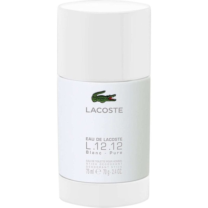 Lacoste Eau De Lacoste L.12.12 Blanc Deostick 75ml ryhmässä KAUNEUS JA TERVEYS / Tuoksut & Parfyymit / Deodorantit / Miesten deodorantit @ TP E-commerce Nordic AB (C03522)