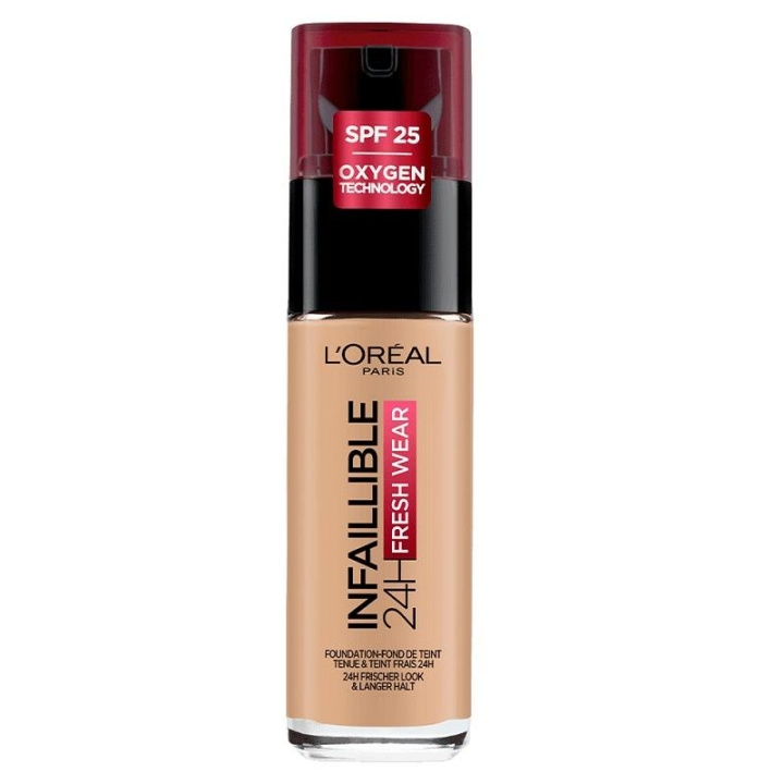 LOreal Paris Infallible 24H Fresh Wear 140 Golden Beige 30ml ryhmässä KAUNEUS JA TERVEYS / Meikit / Meikit Kasvot / Meikkivoide @ TP E-commerce Nordic AB (C03535)