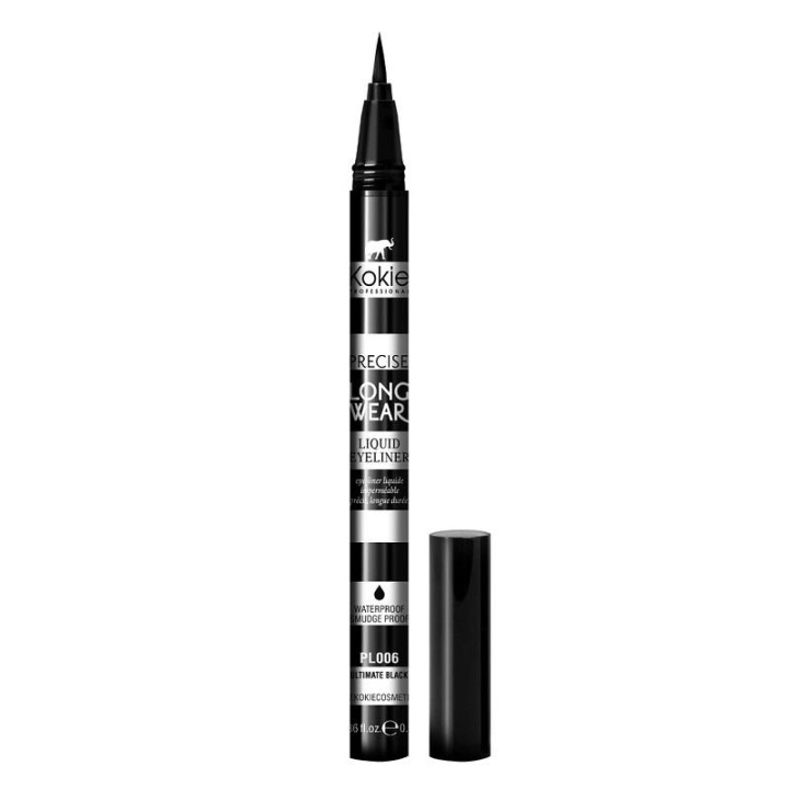 Kokie Precise Long Wear Liquid Eyeliner ryhmässä KAUNEUS JA TERVEYS / Meikit / Silmät ja kulmat / Silmänrajauskynä / Kajaali @ TP E-commerce Nordic AB (C03540)