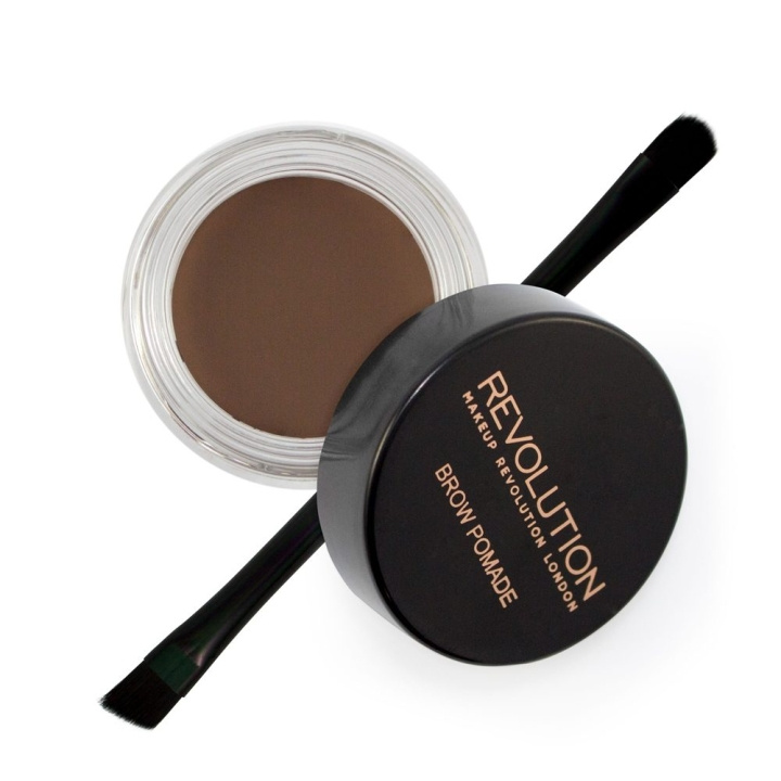 Makeup Revolution Brow Pomade - Dark Brown ryhmässä KAUNEUS JA TERVEYS / Meikit / Silmät ja kulmat / Kulmakynä @ TP E-commerce Nordic AB (C03651)