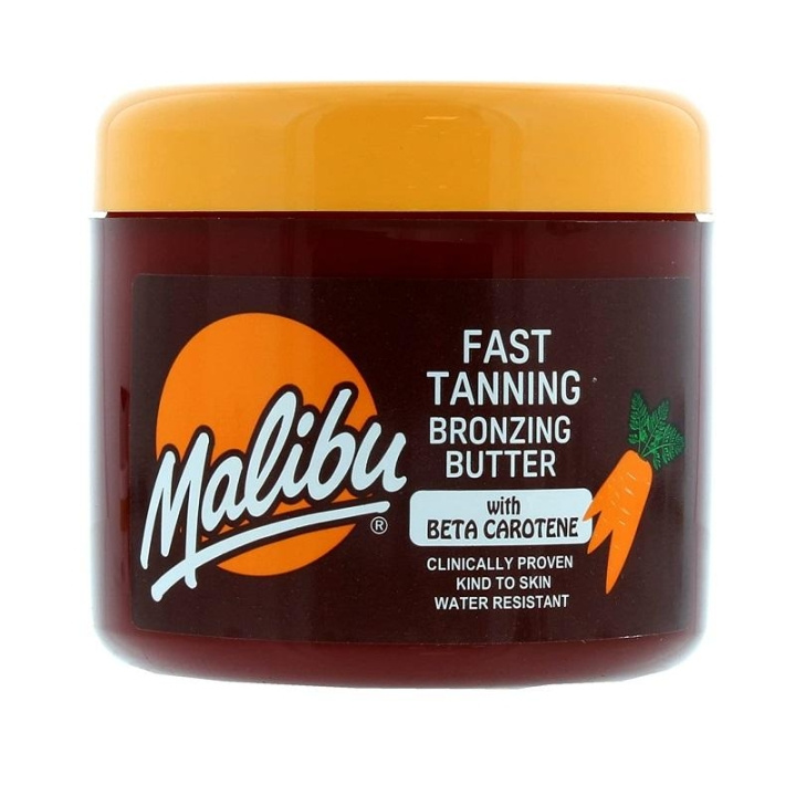 Malibu Fast Tanning Bronzing Butter with Beta Carotene 300ml ryhmässä KAUNEUS JA TERVEYS / Ihonhoito / Rusketus / Aurinkosuoja @ TP E-commerce Nordic AB (C03714)