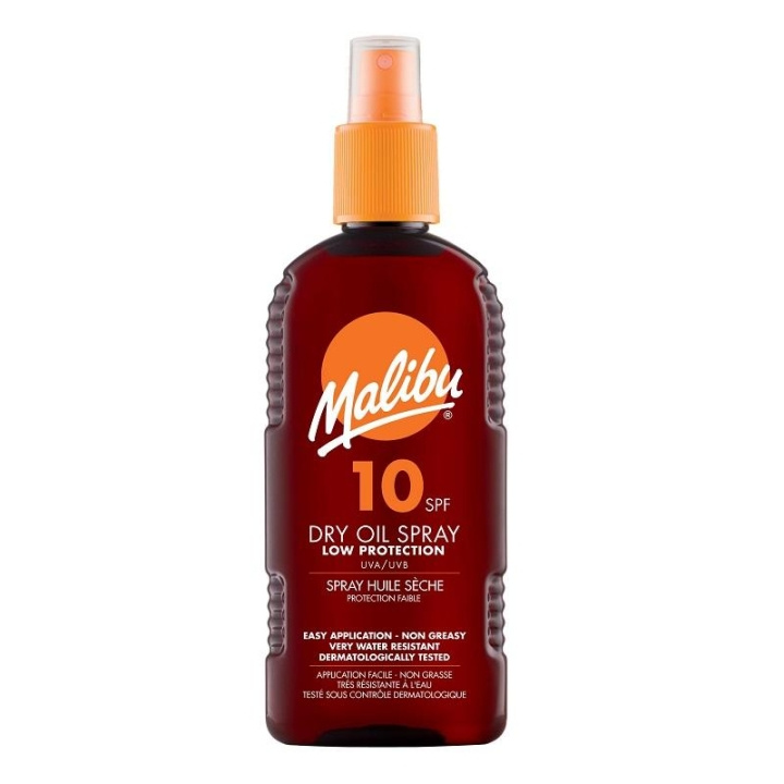 Malibu Dry Oil Spray SPF10 200ml ryhmässä KAUNEUS JA TERVEYS / Ihonhoito / Rusketus / Aurinkosuoja @ TP E-commerce Nordic AB (C03715)