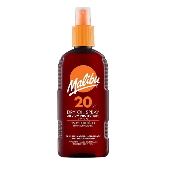 Malibu Dry Oil Spray SPF20 200ml ryhmässä KAUNEUS JA TERVEYS / Ihonhoito / Rusketus / Aurinkosuoja @ TP E-commerce Nordic AB (C03716)