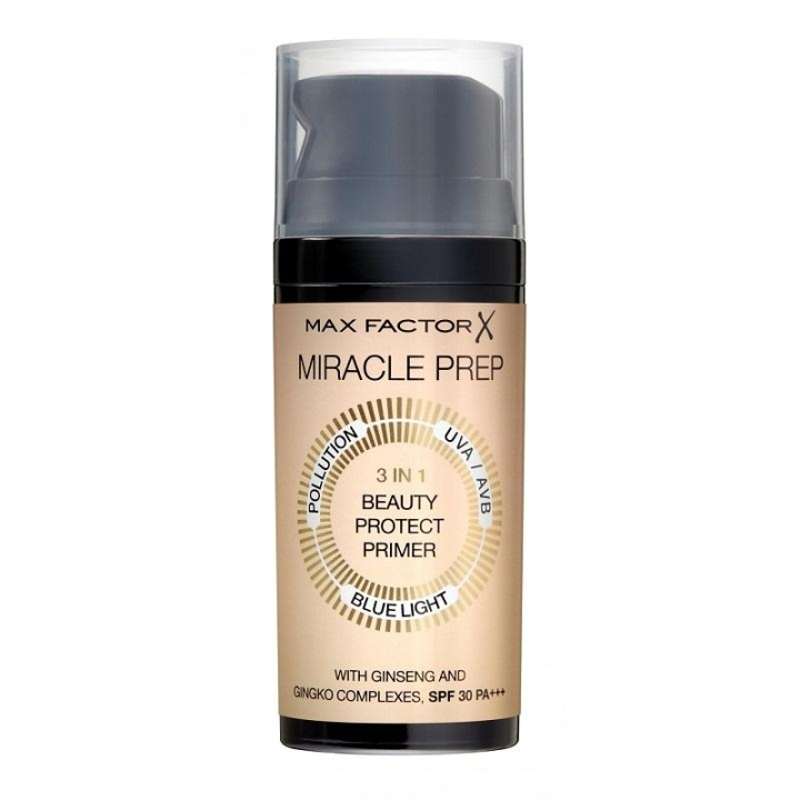 Max Factor Mir Prep 3 In 1 Beauty Protect Primer ryhmässä KAUNEUS JA TERVEYS / Meikit / Meikit Kasvot / Meikkivoide @ TP E-commerce Nordic AB (C03810)