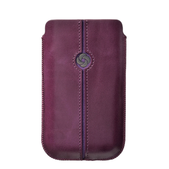 SAMSONITE Mobile Bag Dezir Leather XL Purple ryhmässä ÄLYPUHELIMET JA TABLETIT / Puhelimen suojakotelo / Universal Suoja / Kotelo @ TP E-commerce Nordic AB (C03872)