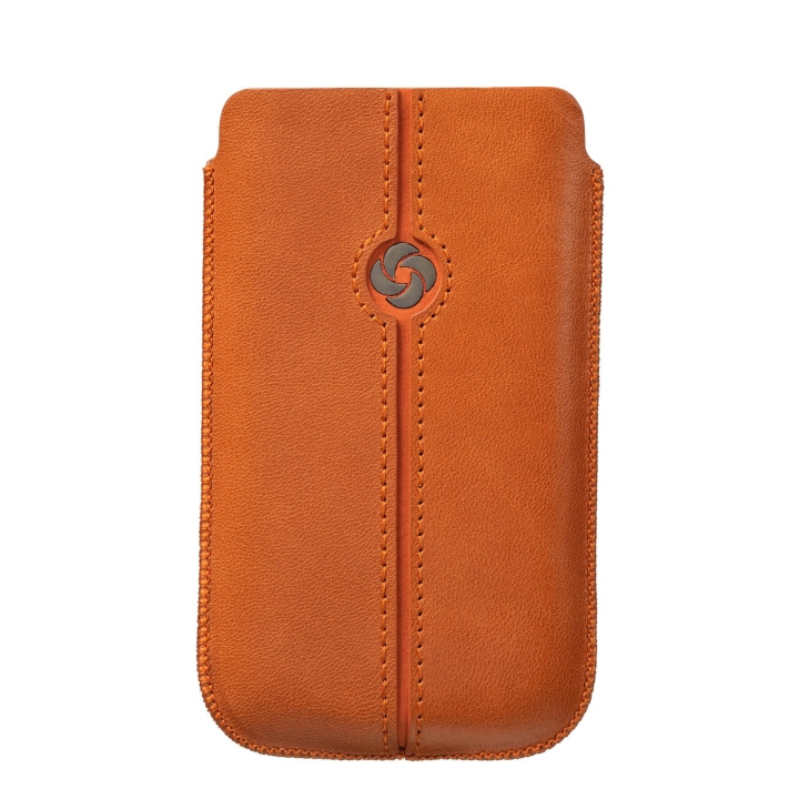 SAMSONITE Mobile Bag Dezir Leather XL Orange ryhmässä ÄLYPUHELIMET JA TABLETIT / Puhelimen suojakotelo / Universal Suoja / Kotelo @ TP E-commerce Nordic AB (C03874)