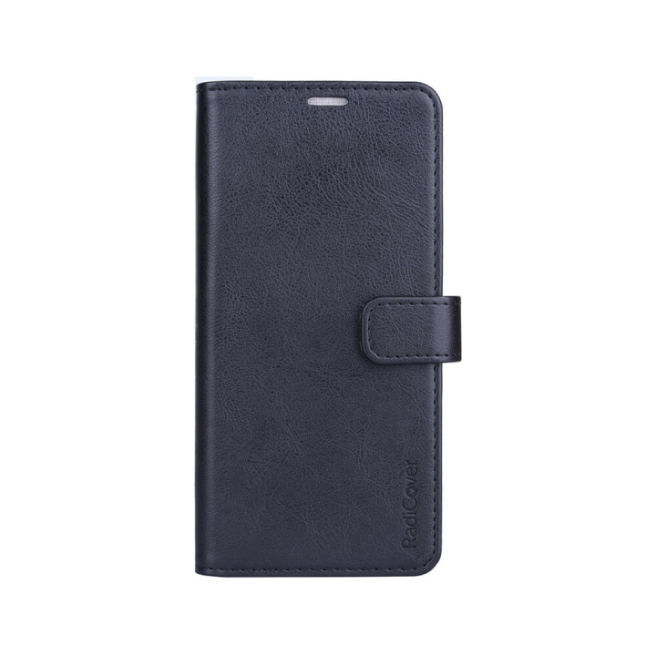 Radicover Strålningsskydd Mobilfodral PU Samsung A72 Flipcover Svart ryhmässä ÄLYPUHELIMET JA TABLETIT / Puhelimen suojakotelo / Samsung @ TP E-commerce Nordic AB (C03918)