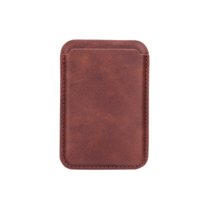 Onsala Magneettinen Korttitasku Ruskea iPhone 12 ryhmässä ÄLYPUHELIMET JA TABLETIT / Muut tarvikkeet / Muut @ TP E-commerce Nordic AB (C03928)