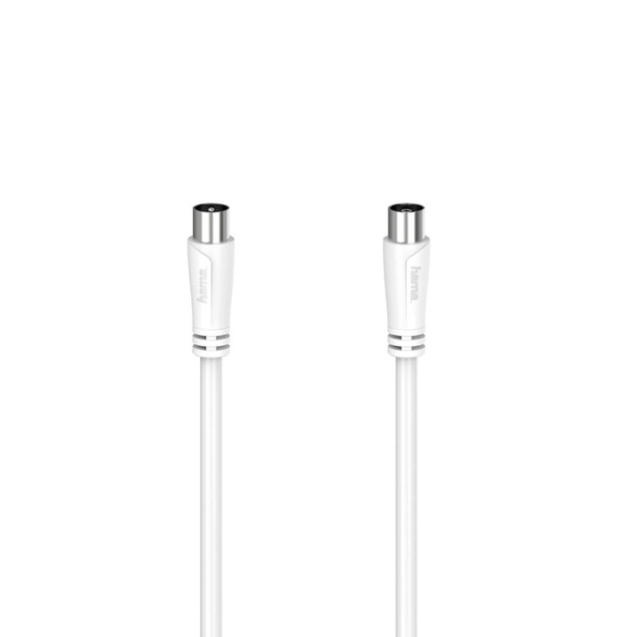 Hama Cable Antenna 90dB White 0.75m ryhmässä KODINELEKTRONIIKKA / Kaapelit & Sovittimet / Antennikaapelit & Tarvikkeet / Antenni johdot @ TP E-commerce Nordic AB (C03934)