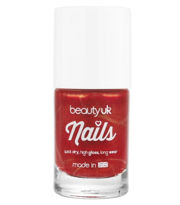 Beauty UK Nails no.20 - Red Royale 9ml ryhmässä KAUNEUS JA TERVEYS / Manikyyri/Pedikyyri / Kynsilakka @ TP E-commerce Nordic AB (C04088)