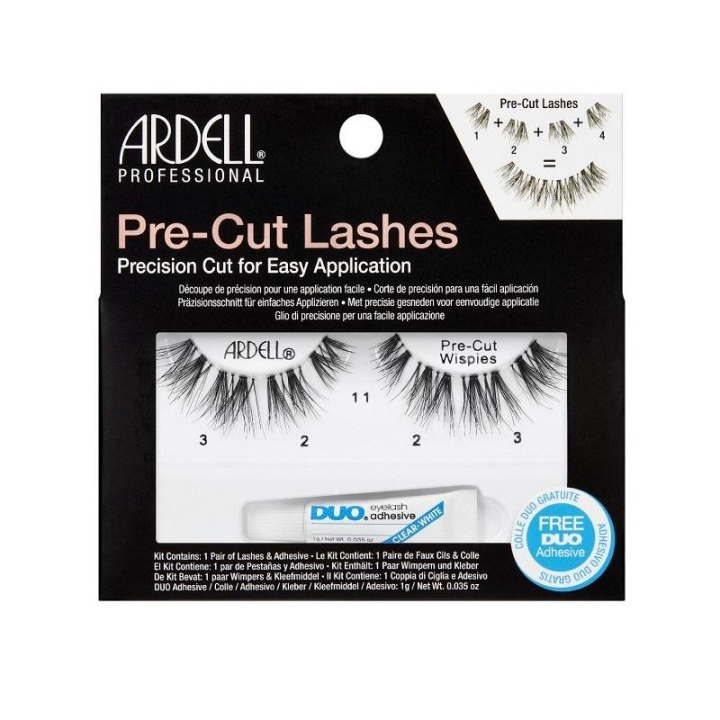 Ardell Pre-Cut Lashes - Wispies ryhmässä KAUNEUS JA TERVEYS / Meikit / Silmät ja kulmat / Irtoripset @ TP E-commerce Nordic AB (C04128)