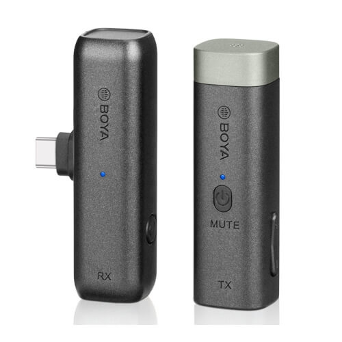 BOYA Mikrofoni Älypuhelin Langaton BY-WM3U USB-C ryhmässä ÄLYPUHELIMET JA TABLETIT / Muut tarvikkeet / Gadgets @ TP E-commerce Nordic AB (C04204)