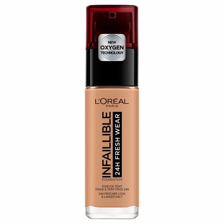 LOreal Paris Infallible 24H Fresh Wear 300 Amber 30ml ryhmässä KAUNEUS JA TERVEYS / Meikit / Meikit Kasvot / Meikkivoide @ TP E-commerce Nordic AB (C04229)