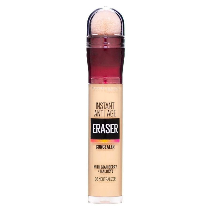 Maybelline Instant Anti Age Eraser Concealer - 06 Neutralizer ryhmässä KAUNEUS JA TERVEYS / Meikit / Meikit Kasvot / Peitevoide @ TP E-commerce Nordic AB (C04333)