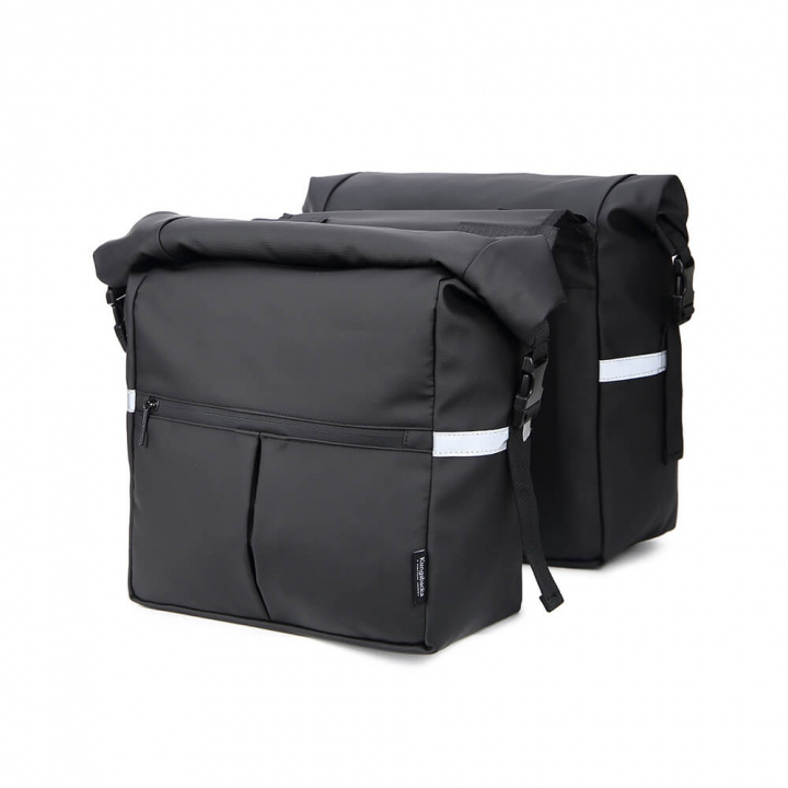 KUNGSBACKA Bikebag Gorm Double Carrier Black ryhmässä URHEILU, VAPAA-AIKA JA HARRASTUS / Urheiluvälineet / Pyörätarvikkeet / Muut pyörätarvikkeet @ TP E-commerce Nordic AB (C04383)