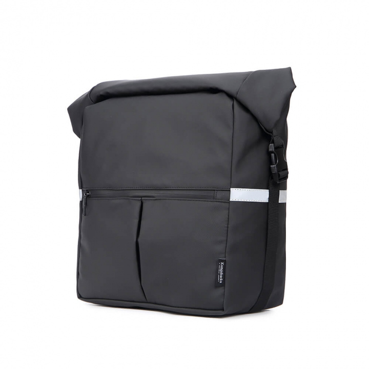 KUNGSBACKA Bikebag Gorm Single Carrier Black ryhmässä URHEILU, VAPAA-AIKA JA HARRASTUS / Urheiluvälineet / Pyörätarvikkeet / Muut pyörätarvikkeet @ TP E-commerce Nordic AB (C04384)