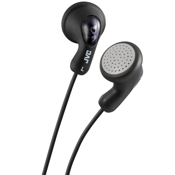 JVC Headphone F14 Gumy In-Ear Black ryhmässä KODINELEKTRONIIKKA / Ääni & Kuva / Kuulokkeet & Tarvikkeet / Kuulokkeet @ TP E-commerce Nordic AB (C04409)