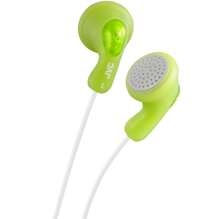 JVC Headphone F14 Gumy In-Ear Green ryhmässä KODINELEKTRONIIKKA / Ääni & Kuva / Kuulokkeet & Tarvikkeet / Kuulokkeet @ TP E-commerce Nordic AB (C04410)