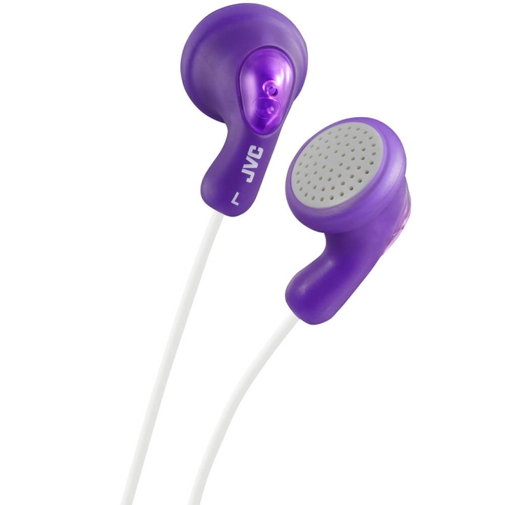 JVC Headphone F14 Gumy In-Ear Violet ryhmässä KODINELEKTRONIIKKA / Ääni & Kuva / Kuulokkeet & Tarvikkeet / Kuulokkeet @ TP E-commerce Nordic AB (C04413)