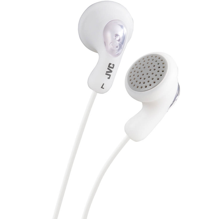 JVC Headphone F14 Gumy In-Ear White ryhmässä KODINELEKTRONIIKKA / Ääni & Kuva / Kuulokkeet & Tarvikkeet / Kuulokkeet @ TP E-commerce Nordic AB (C04414)