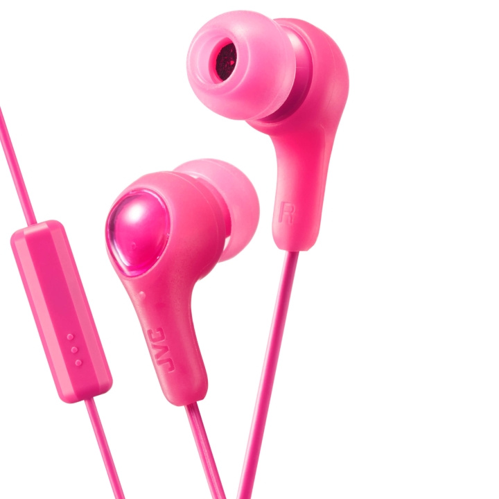 JVC Hörlur FX7M Gumy Plus In-Ear Mic Rosa ryhmässä KODINELEKTRONIIKKA / Ääni & Kuva / Kuulokkeet & Tarvikkeet / Kuulokkeet @ TP E-commerce Nordic AB (C04456)