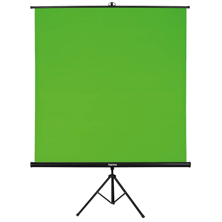 Hama Tausta Green Screen Tripodilla 180x180 cm ryhmässä KODINELEKTRONIIKKA / Valokuvat & Videot / Valokuvauslaitteet / Muut @ TP E-commerce Nordic AB (C04461)