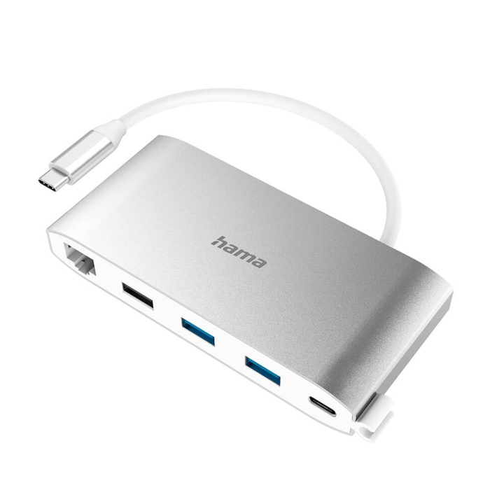 HAMA USB-C Hub Multiport 8 Ports ryhmässä TIETOKOONET & TARVIKKEET / Tietokonetarvikkeet / USB-telakat @ TP E-commerce Nordic AB (C04468)