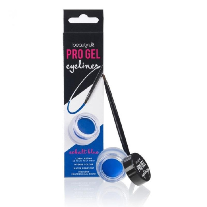 Beauty UK Pro Gel Eyeliner Cobalt Blue 4,5g ryhmässä KAUNEUS JA TERVEYS / Meikit / Silmät ja kulmat / Silmänrajauskynä / Kajaali @ TP E-commerce Nordic AB (C04527)