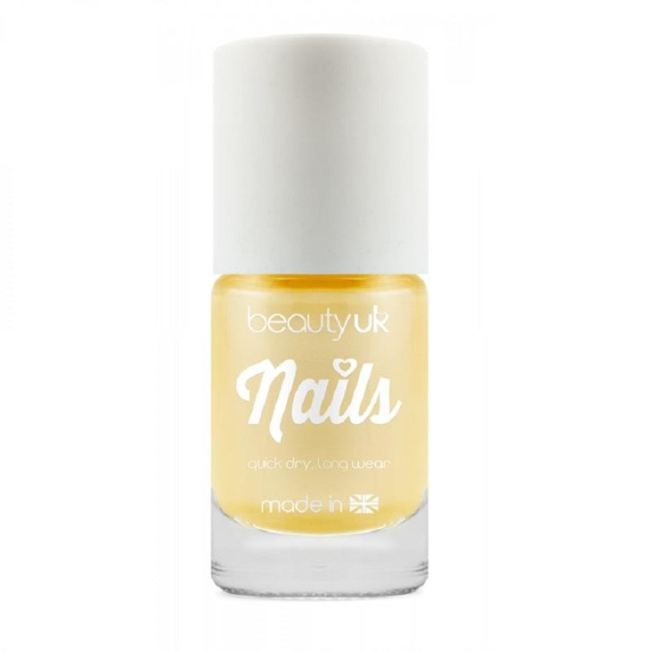 Beauty UK Candy Pearl Nail Polish - Lemon ryhmässä KAUNEUS JA TERVEYS / Manikyyri/Pedikyyri / Kynsilakka @ TP E-commerce Nordic AB (C04537)