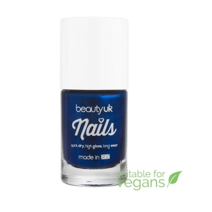 Beauty UK Nail Polish no.18 - Great Blue Beyond ryhmässä KAUNEUS JA TERVEYS / Manikyyri/Pedikyyri / Kynsilakka @ TP E-commerce Nordic AB (C04539)