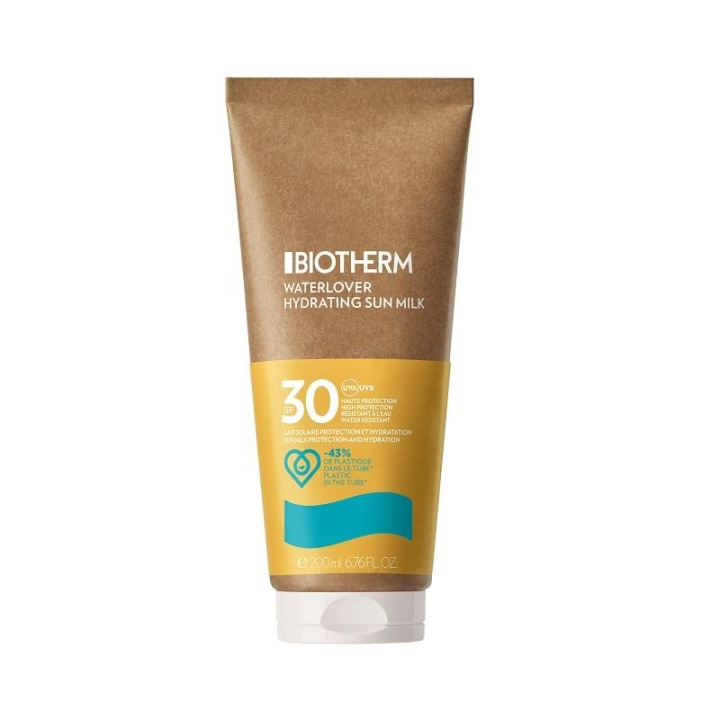 Biotherm Waterlover Hydrating Sun Milk 30SPF 200ml ryhmässä KAUNEUS JA TERVEYS / Ihonhoito / Rusketus / Aurinkosuoja @ TP E-commerce Nordic AB (C04566)