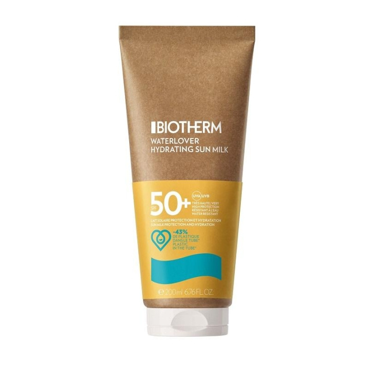 Biotherm Waterlover Hydrating Sun Milk 50+SPF 200ml ryhmässä KAUNEUS JA TERVEYS / Ihonhoito / Rusketus / Aurinkosuoja @ TP E-commerce Nordic AB (C04567)
