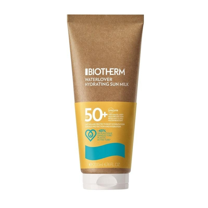 Biotherm Waterlover Hydrating Sun Milk 50+SPF 200ml ryhmässä KAUNEUS JA TERVEYS / Ihonhoito / Rusketus / Aurinkosuoja @ TP E-commerce Nordic AB (C04567)