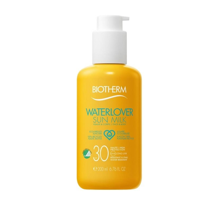 Biotherm Waterlover Sun Milk 30SPF 200ml ryhmässä KAUNEUS JA TERVEYS / Ihonhoito / Rusketus / Aurinkosuoja @ TP E-commerce Nordic AB (C04572)