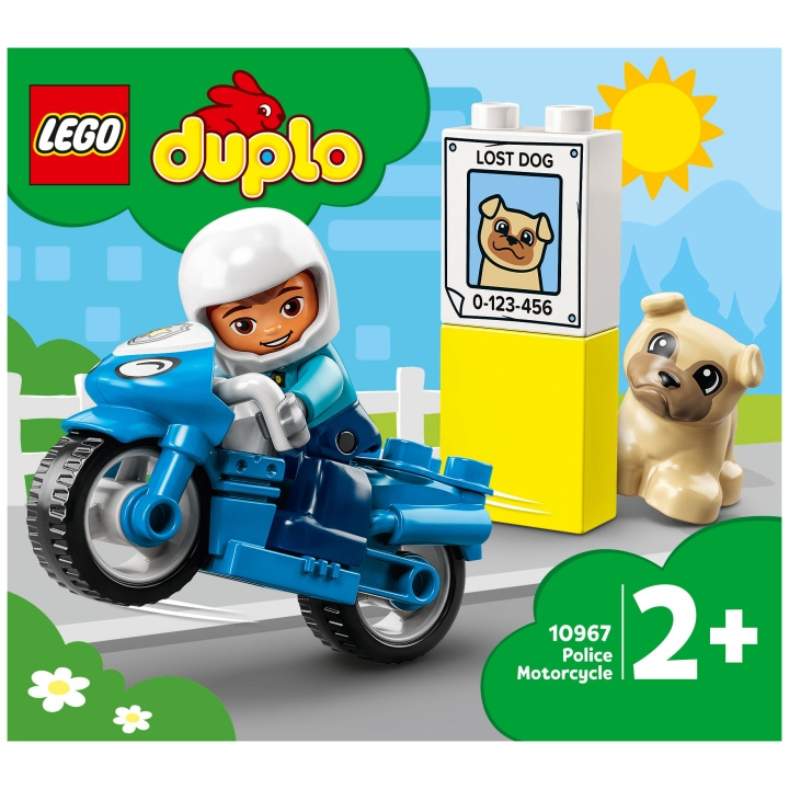 Duplo - Polismotorcykel 10967 ryhmässä LELUT, TUOTTEET LAPSILLE JA VAUVOILLE / Leikkikalut, Askartelu &Pelit / Rakennuslelut / Lego @ TP E-commerce Nordic AB (C04690)