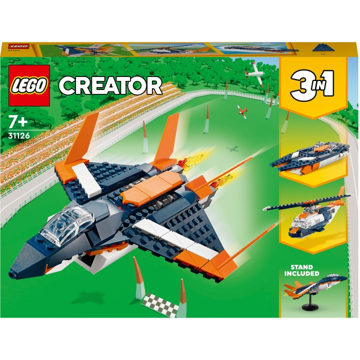 Creator 3in1 - Överljudsjetpla ryhmässä LELUT, TUOTTEET LAPSILLE JA VAUVOILLE / Leikkikalut, Askartelu &Pelit / Rakennuslelut / Lego @ TP E-commerce Nordic AB (C04708)