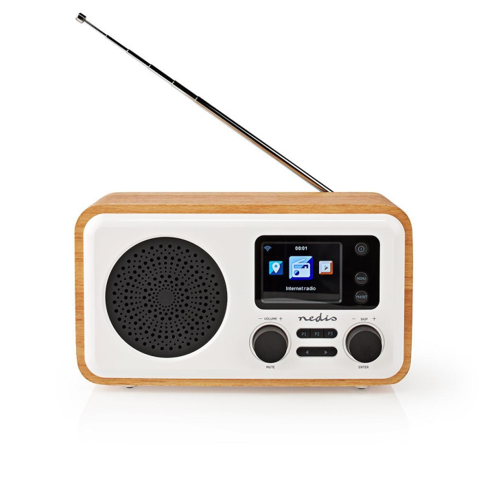 Nedis Internet Radio | Pöytämalli | Bluetooth® / Wi-Fi | DAB+ / FM / Internet | 2.4 