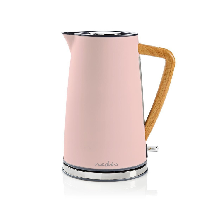 Nedis Vedenkeitin | 1.7 l | Soft-Touch | Pinkki | Pyörivä 360 astetta | Piilotettu lämmityselementti | Strix® ohjain | Tyhjäksi kiehumisen suoja ryhmässä KOTI, TALOUS JA PUUTARHA / Kodinkoneet / Vesi ja mehu / Vedenkeitin @ TP E-commerce Nordic AB (C04799)