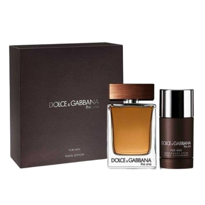 Giftset Dolce & Gabbana The One For Men Edt 100ml + Deostick 75g ryhmässä KAUNEUS JA TERVEYS / Tuoksut & Parfyymit / Parfyymit / Miesten Tuoksut @ TP E-commerce Nordic AB (C04893)