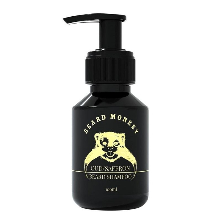 Beard Monkey Beard Shampoo Oud/Saffron 100ml ryhmässä KAUNEUS JA TERVEYS / Hiukset &Stailaus / Parran hoito / Partaöljy @ TP E-commerce Nordic AB (C04958)