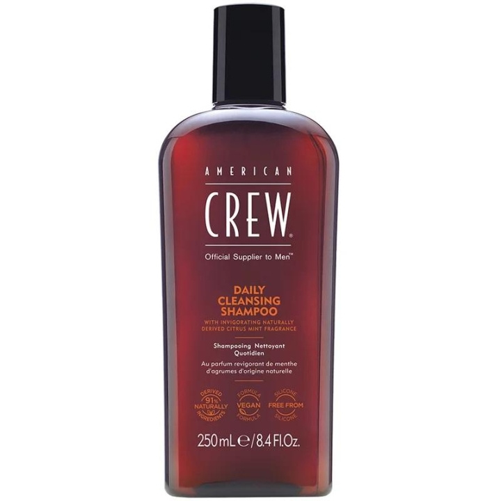 American Crew Daily Cleansing Shampoo 250ml ryhmässä KAUNEUS JA TERVEYS / Hiukset &Stailaus / Hiustenhoito / Shampoo @ TP E-commerce Nordic AB (C04962)