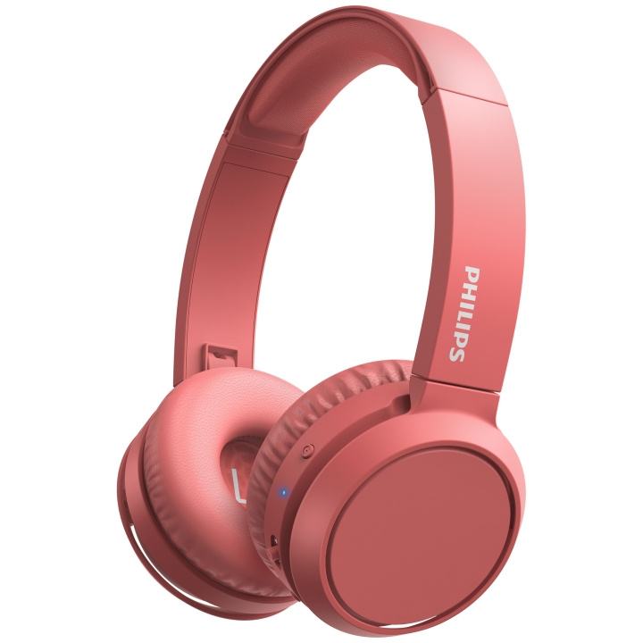 Philips On-ear Bluetooth-kuulokkeet Punainen ryhmässä KODINELEKTRONIIKKA / Ääni & Kuva / Kuulokkeet & Tarvikkeet / Kuulokkeet @ TP E-commerce Nordic AB (C04992)