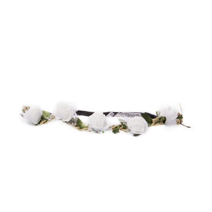 Hårband Blomster - White ryhmässä KAUNEUS JA TERVEYS / Hiukset &Stailaus / Hiustarvikkeet @ TP E-commerce Nordic AB (C05045)