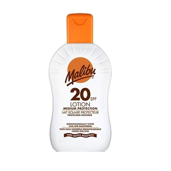 Malibu Sun Lotion SPF20 200ml ryhmässä KAUNEUS JA TERVEYS / Ihonhoito / Rusketus / Aurinkosuoja @ TP E-commerce Nordic AB (C05130)