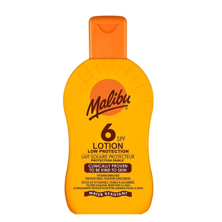 Malibu Sun Lotion SPF6 200ml ryhmässä KAUNEUS JA TERVEYS / Ihonhoito / Rusketus / Aurinkosuoja @ TP E-commerce Nordic AB (C05150)