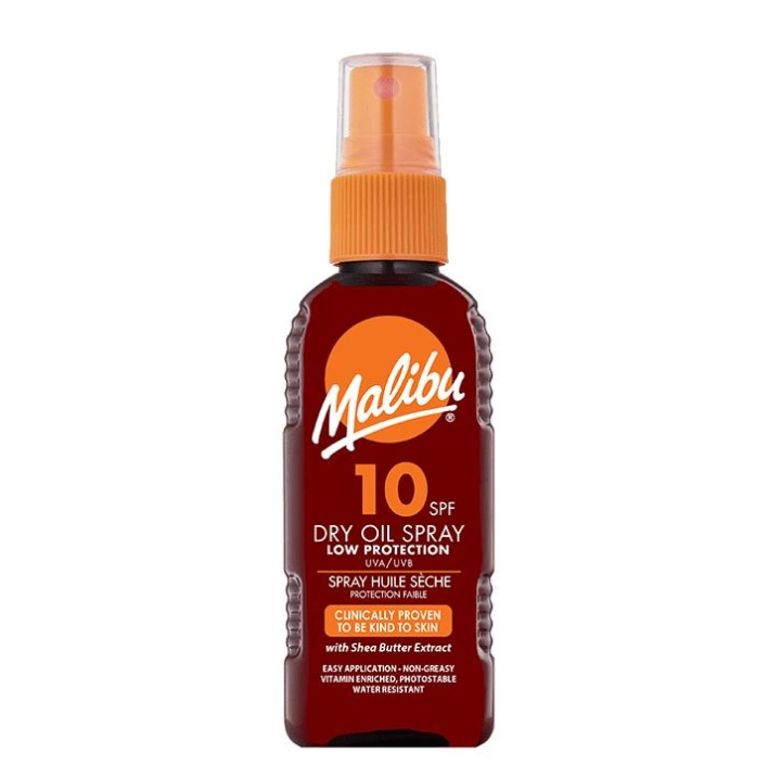 Malibu Dry Oil Spray SPF10 100ml ryhmässä KAUNEUS JA TERVEYS / Ihonhoito / Rusketus / Aurinkosuoja @ TP E-commerce Nordic AB (C05159)