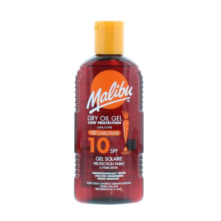 Malibu Dry Oil Gel SPF10 200ml ryhmässä KAUNEUS JA TERVEYS / Ihonhoito / Rusketus / Aurinkosuoja @ TP E-commerce Nordic AB (C05175)